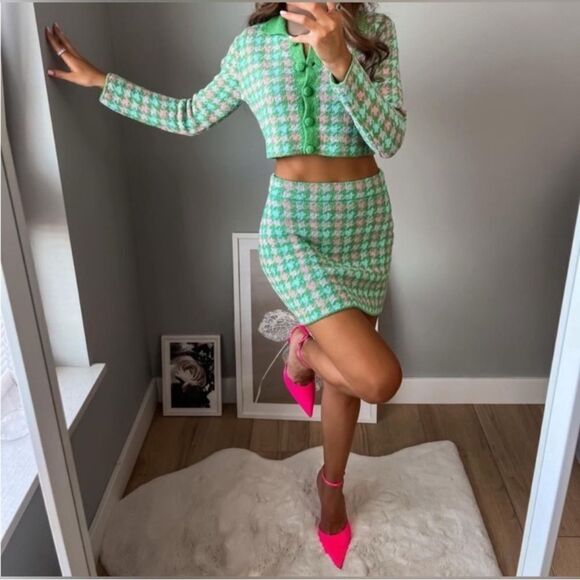 Zara Neon Pink High Heels Size 7 - Picture 4 of 16